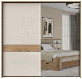 Гардероб с плъзгаща се врата Giallo 230 с огледало