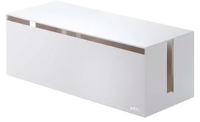 Бяла кутия за зарядно устройство Уеб кабелна кутия - YAMAZAKI