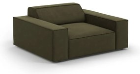 Зелено кадифено кресло Jodie – Micadoni Home