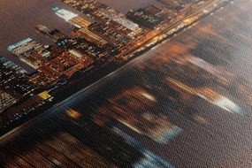Картина на платно – Отражение на Манхатън във вода