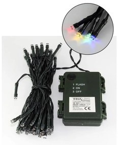 LED Екстериорни Коледни лампички 50xLED/2 функции 5,4м IP44 многоцветни