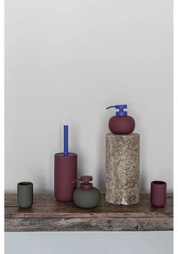 Тъмнолилава керамична чаша за четки за зъби Lotus Play – Mette Ditmer Denmark