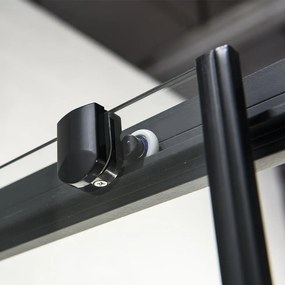 Кабина Devon Flow Corner Entry S-90 x 90 см.-Черен