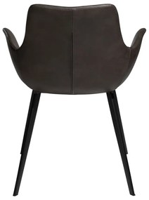 Тъмносив стол от изкуствена кожа DAN-FORM Дания Hype - DAN-FORM Denmark