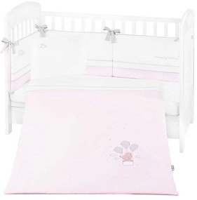 KIKKA BOO Сет 6 части 70х140 с бродерия DREAM BIG PINK