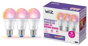 LED комплект крушки 3 бр. E27, 9 W – WiZ