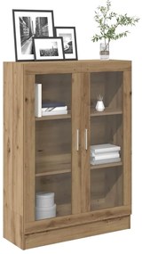 856157 vidaXL Библиотека, дъб артизан, 82,5x30,5x115 см, инженерно дърво