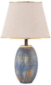 Настолна лампа RAMZES 1xE27/40W/230V кремава/синя
