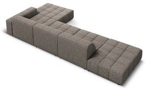 Тъмносив ъглов диван (десен ъгъл) Chicago – Cosmopolitan Design