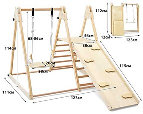 GINGER HOME Дървен комплект за игра 4в1