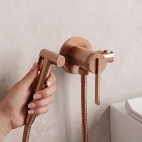 Смесител за биде Rea Grace Brush Copper