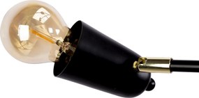 Лампа APP1708-4CP BLACK + GOLD