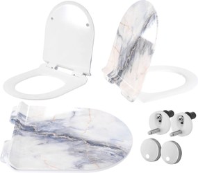 Седалка за тоалетна CARLO GRANIT SHINY DUROPLAST SLIM