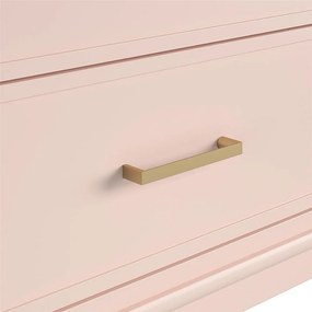Розов скрин с чекмеджета , 144 x 85 cm Westerleigh - CosmoLiving by Cosmopolitan
