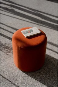 Теракотена вълнена табуретка Folk – noo.ma