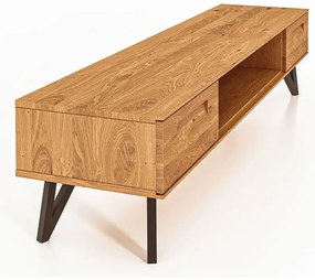 Масичка за телевизор от дъб 182x42 cm Golo - The Beds