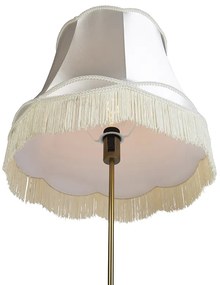 Подова лампа бронз с абажур Granny кремав 45 см регулируема - Parte