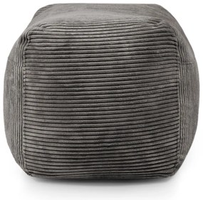 Пуф от рипсено кадифе в цвят мента Plus 70 Lounge – SLOWDOWN