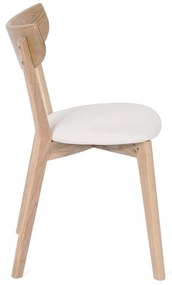 Дъбов трапезен стол с бяла седалка Arch - Bonami Essentials