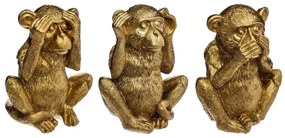 Декоративна фигура atmosphera Sama Wisdom, Смола, 17 cm, 3 бр