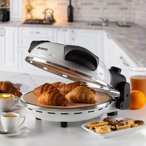 Електрическа фурна за пица Ariete "Пица за 4 минути" 0918/00, 1200W, 32 см, До 400C, 5 нива, Каменна плоча, Незалепващо покритие, Бял