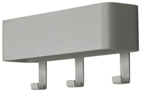 Зелено-сива метална стенна закачалка с рафт Dax Play - Spinder Design