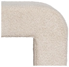 Бежова табуретка от плат букле Suave – Ixia