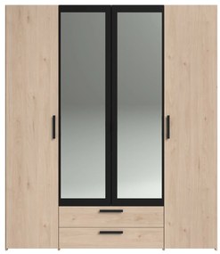 Гардероб Dorm 4-door с огледало-Mauro