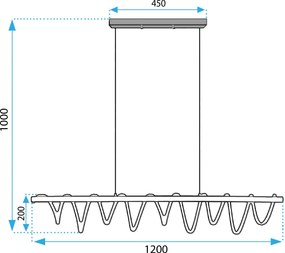 Плафон LED APP1288-CP