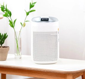 Пречиствател и обезвлажнител 2в1 Finlux FDAP-20L1, 45W, HEPA филтър, Активен въглен, 3 скорости, Бял