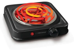 Електрически котлон Esperanza EKH012K, 1000W, Открит нагревател, 5 нива, Черен