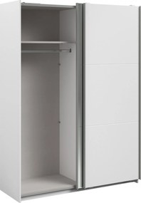 Гардероб Lynch plus с плъзгащи врати-Бял - Дължина: 150 см