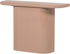 Светлорозова гланцова конзолна маса 30x120 cm Nocta – WOOOD