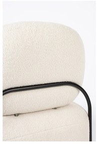Кремаво кресло от букле Polly – White Label