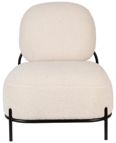 Кремаво кресло от букле Polly – White Label