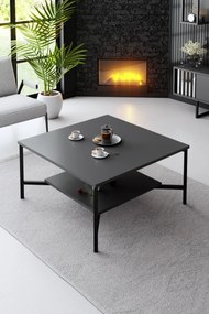 Кафе маса Black, цвят Антрацит Черен