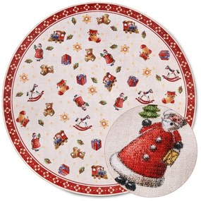 Червен кръгъл килим с коледен мотив ø 150 cm Red Christmas – Villeroy&amp;Boch