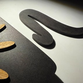 Стенен часовник Време за кафе във формата на чаша 45 x 30 cm