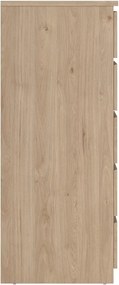 Скрин от декор от дъб в естествен цвят 77x121x50 cm Naia – Tvilum