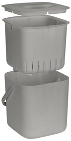 Светлосив контейнер за компостируеми отпадъци 3 l Conny – Wenko