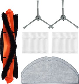 Комплект резервни аксесоари за прахосмукачка робот Honiture V8 Pro CPA1505, 9 части, HEPA, Многоцветен