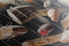 Картина на платно – Висящи печива на въже