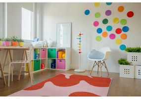 Червено-розов детски килим 160x230 cm Hugsy Coral – FD