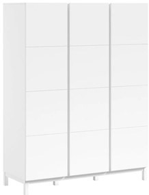 Бял детски гардероб 149x196x58 cm Eva – Vipack