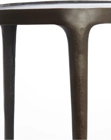 Метални кръгли странични масички в комплект от 2 бр. 33x70 cm Arica – Light &amp; Living