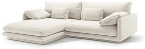 Бял ъглов диван (ляв ъгъл) Torino – Micadoni Home