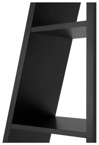 Черна етажерка за книги 76x195 cm Delta - TemaHome