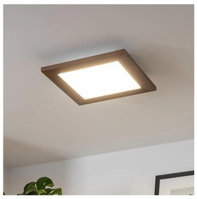 Brilagi - LED Плафониера SLIMFRAME WOOD LED/25W/230V 34x34 см тъмнокафяв