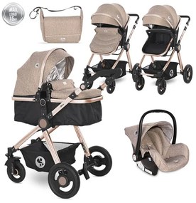 Комбинирана детска количка ALEXA SET LORELLI - PEARL Beige