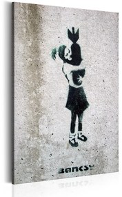 Печат върху платно - Bomb Hugger от Banksy 40x60